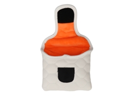 Capa para cabeça de taco de golfe, em PU, branca, quadrada, para putter, para amantes do golfe.