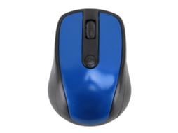 Baoj-2026ratón Inalámbrico 2.4g Ergonómico De Alta Sensibilidad Óptico Para Portátil Pc Laptop Azul