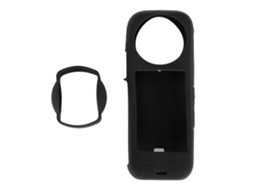 Funda Protectora De Silicona Antichoque Para Cámara Insta360 X4 Cámara Acción Panorámica Negra