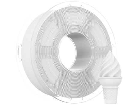 Filamento Pla 1kg Mecpow Branco Alta Velocidade 30 300mm/s 190 230°c Para Impressora 3d