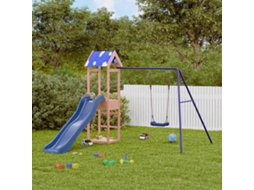 Vidaxl Conjunto De Brincar Para Exterior Madeira De Douglas Maciça
