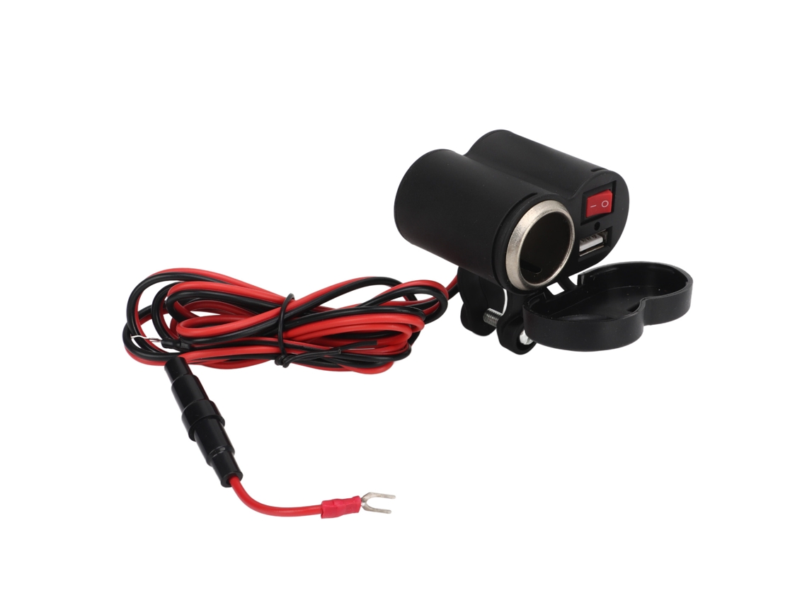 Tomada Usb À Prova D'água Laxiscreed Para Veículos 12v A 45v