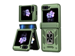Capa Para Celular Kalebol Com Dobradiça Deslizante E Suporte De Anel Para Samsung Galaxy Z Flip6 5g