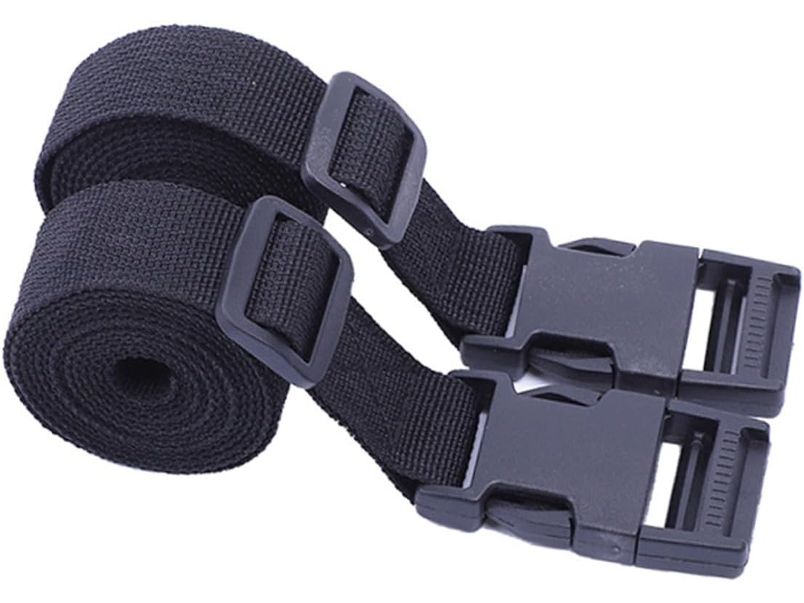 Conjunto De 2 Peças De Cintas De Amarração De Carga Resistentes E Duráveis