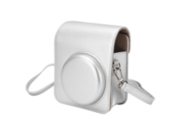 Estojo protetor Raum para câmera instantânea Instax Mini 40 com alça, bolsa de couro PU.