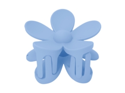 Gravata De Cabelo Flor Grande Anti-derrame Mate Bonita Acessório De Estilo Para Mulheres Meninas Azul Claro