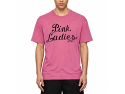 Rockinstone Grease P Ladies Retro Pink Heather T-shirt Size:xl