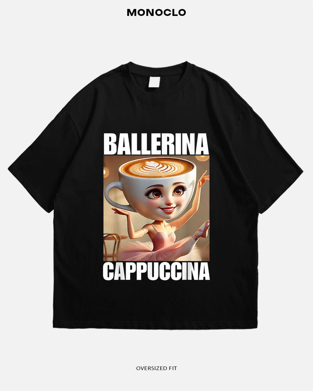 T-shirt Rockinstone Monoclo Ballerina Cappuccina (3xl)