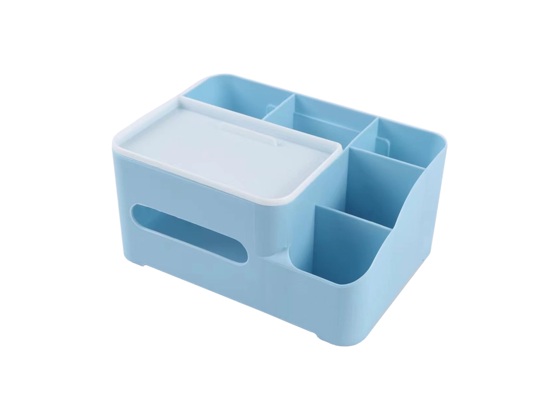 Suporte Multifuncional para Caixa de Papel Higiênico Azul Céu | S/MARCA