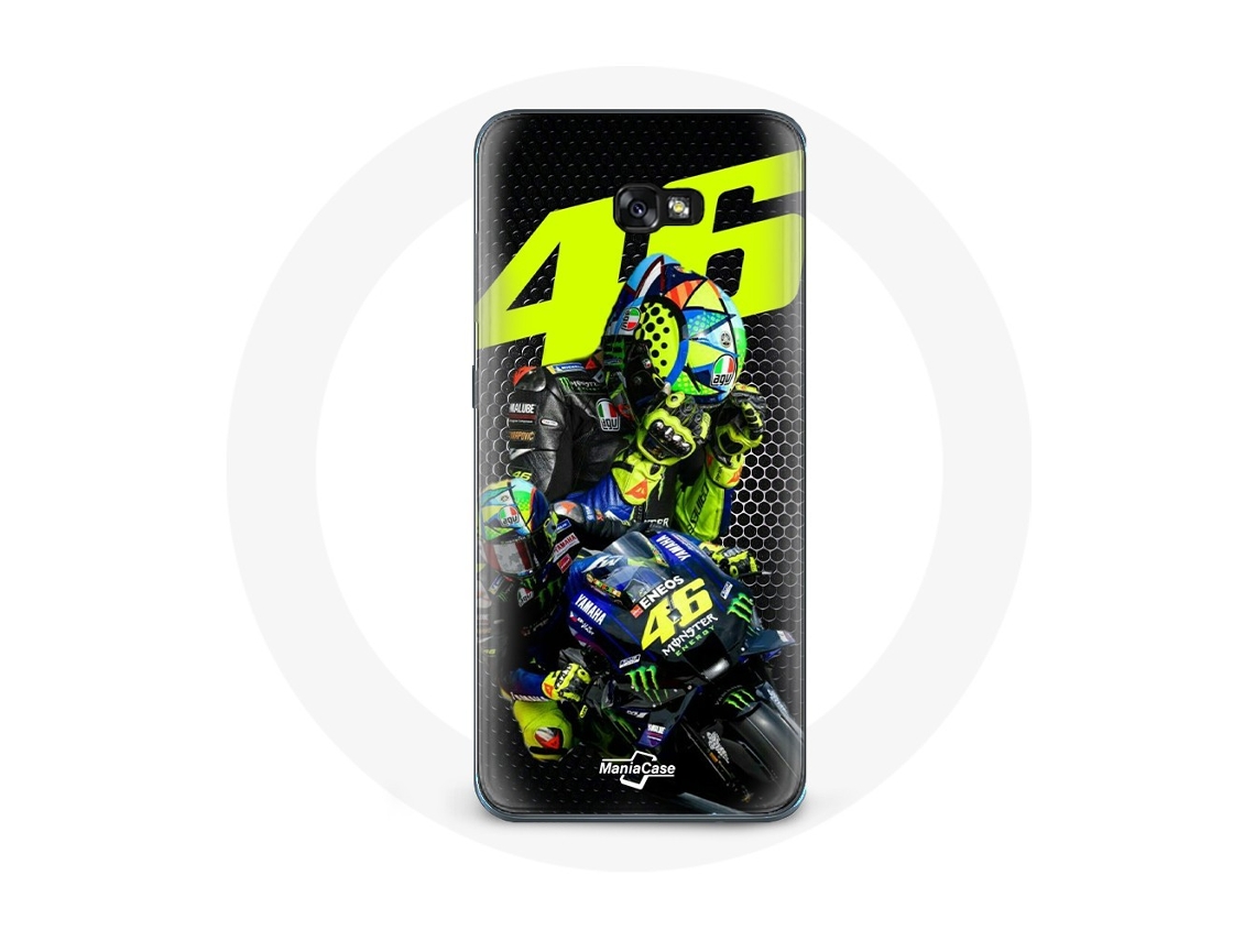 Capa para Samsung Galaxy A3 2017 Valentino Rossi piloto de motoGP 46 Speed ​​​​