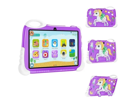 Dispositivo De Aprendizagem Para Crianças Com Tablet 2+16 Gb E Ecrã De 7 Polegadas