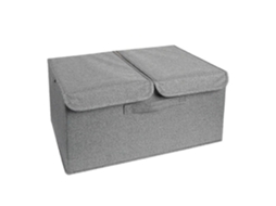 Caixa Para Guardar Roupas Com Tampa À Prova De Poeira, Design Dobrável, Grande Capacidade, Cesto Para Guardar Brinquedos E Cobertores. Olysi Shop