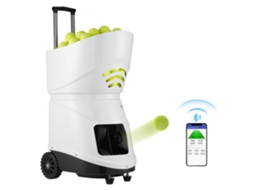 Conjunto De Máquina De Treino De Ténis Com Lançador Automático, Rotação E Bluetooth Tekmaquinas