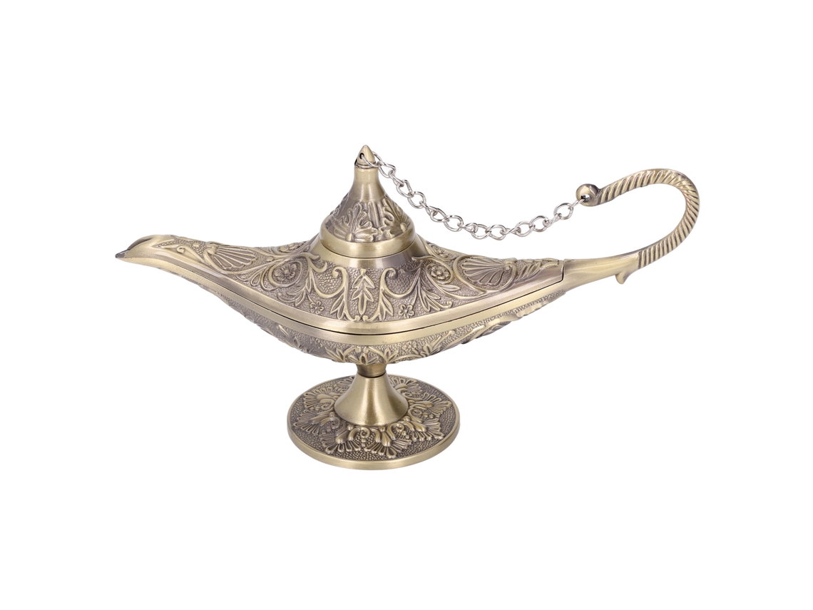 Lâmpada Vintage de Metal Árabe para Sala e Escritório