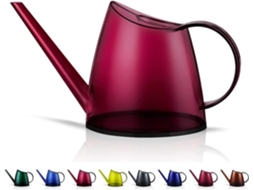 Regador, 1,4 L, Cor Vermelha, Bico Longo, Para Plantas, Flores, Bonsai E Vasos Em Áreas Interiores Ou Exteriores