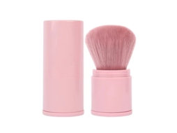 Pincel De Maquillaje - Pincel Telescópico Rosa