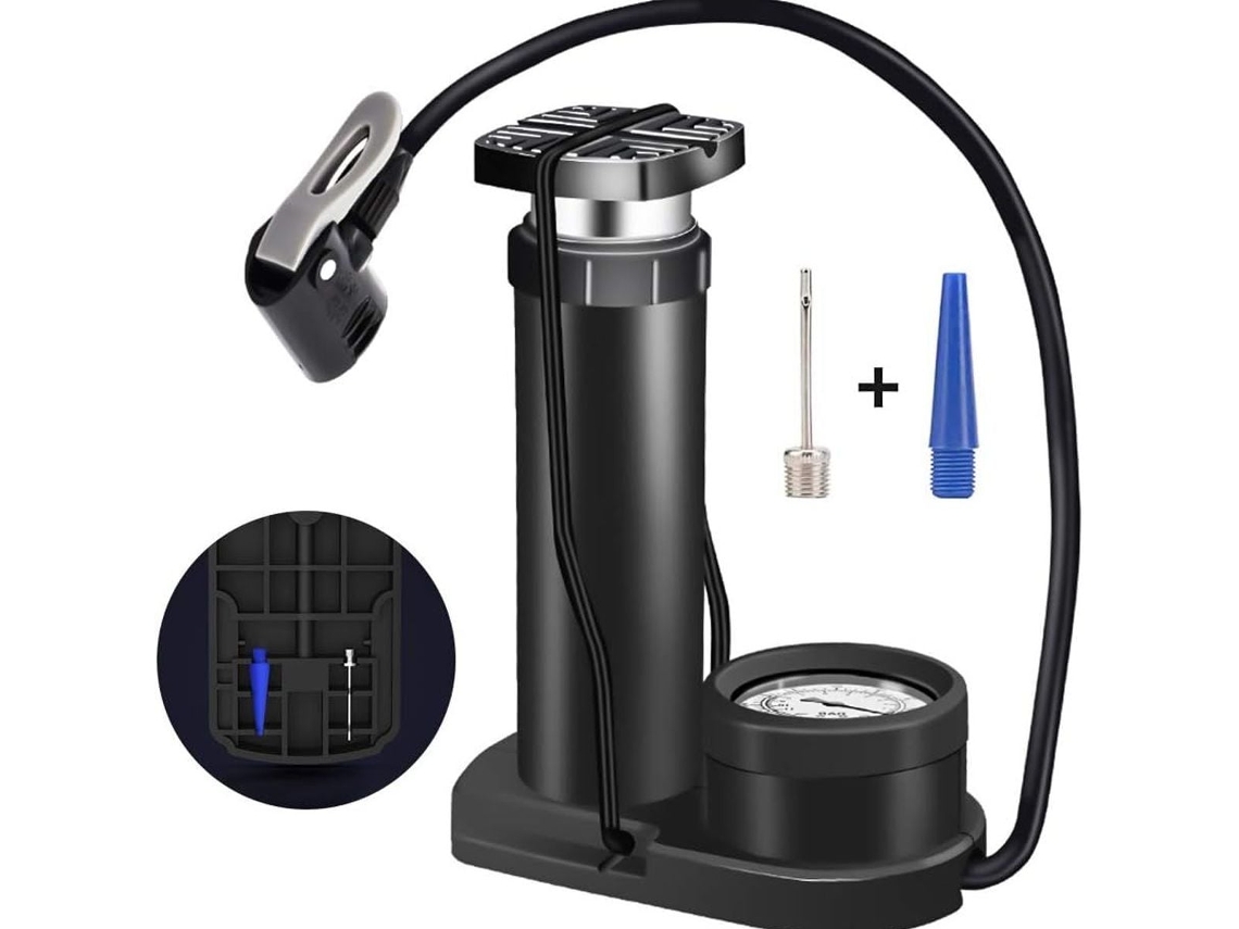 Bomba de ar, pneus, bolas, manutenção, compacta, AQUAFORGE