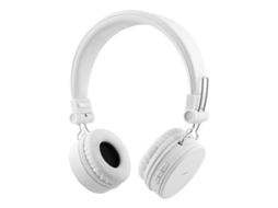 Fone De Ouvido Bluetooth Bt200 Dobrável, Conector De 3,5 Mm, Branco Brilvibera