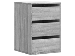 Cómoda Derivados de Madeira Cinzento Sonoma MAISON EXCLUSIVE 40x41x58 cm