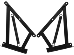 Conjunto De Suportes Dobradiça Triangulares Dobráveis Para Sofá Cama Artibetter, Com Mola Para Elevação E Dobragem De