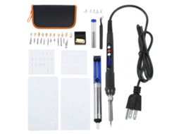 Conjunto De Soldadura Eléctrica Com 39 Peças, Ferro De Soldar De 60w, Faixa De Temperatura De 200‑500℃, Ac110v, Acessórios De Soldadura