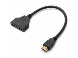 Divisor Hdmi 1 Entrada 2 Saídas Cabo Adaptador Conversor 1080 Duplicador Multimonitor SUNNY SPACES