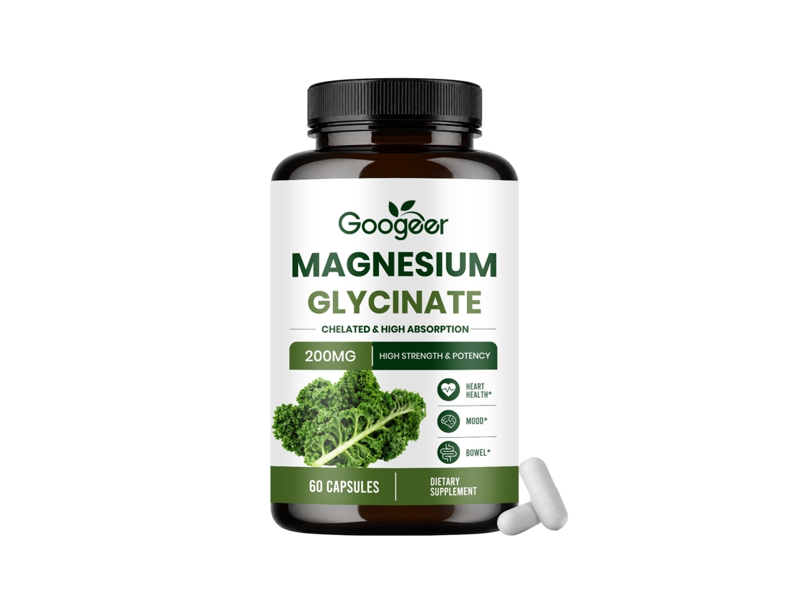 Cápsulas Glicinato Magnésio