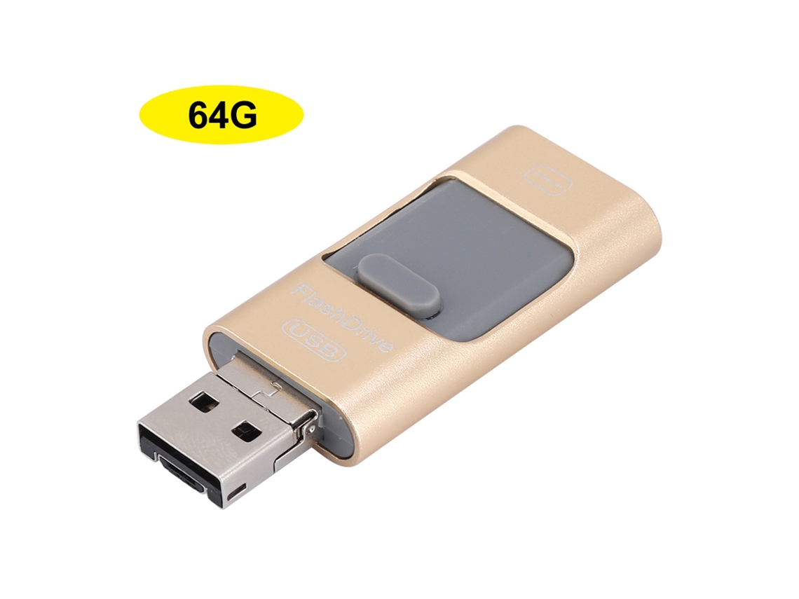 Pen Drive 64g LAXISCREED Apple 3 em 1