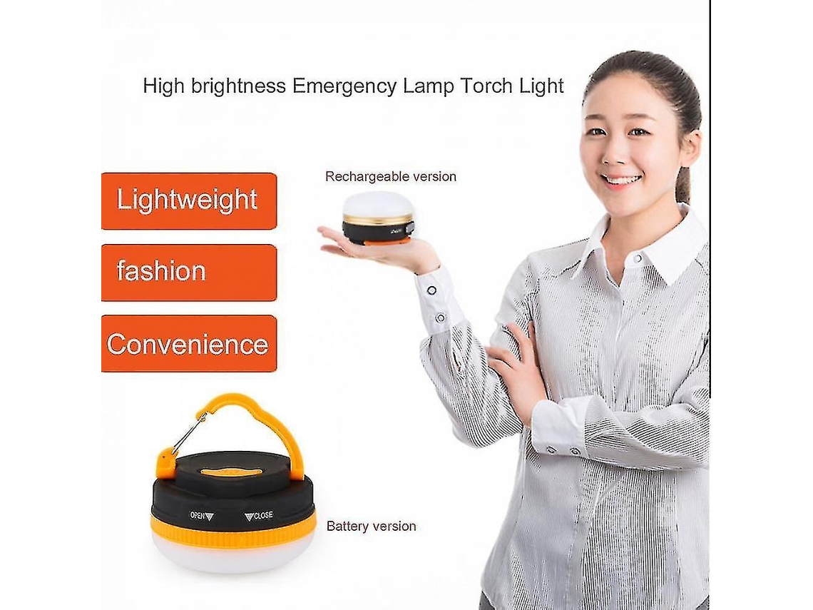 Lanterna Led Multifuncional Para Acampamento Ao Ar Livre, Lanterna De Emergência Portátil Olysi Shop