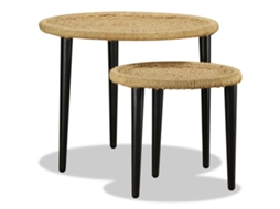 Coffee Table, Coffee Tables Vidaxl Bege Juta (n/a)