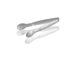 Lurelia Pinça Gelo Aço Inox 4 Polegadas Prata Saladas