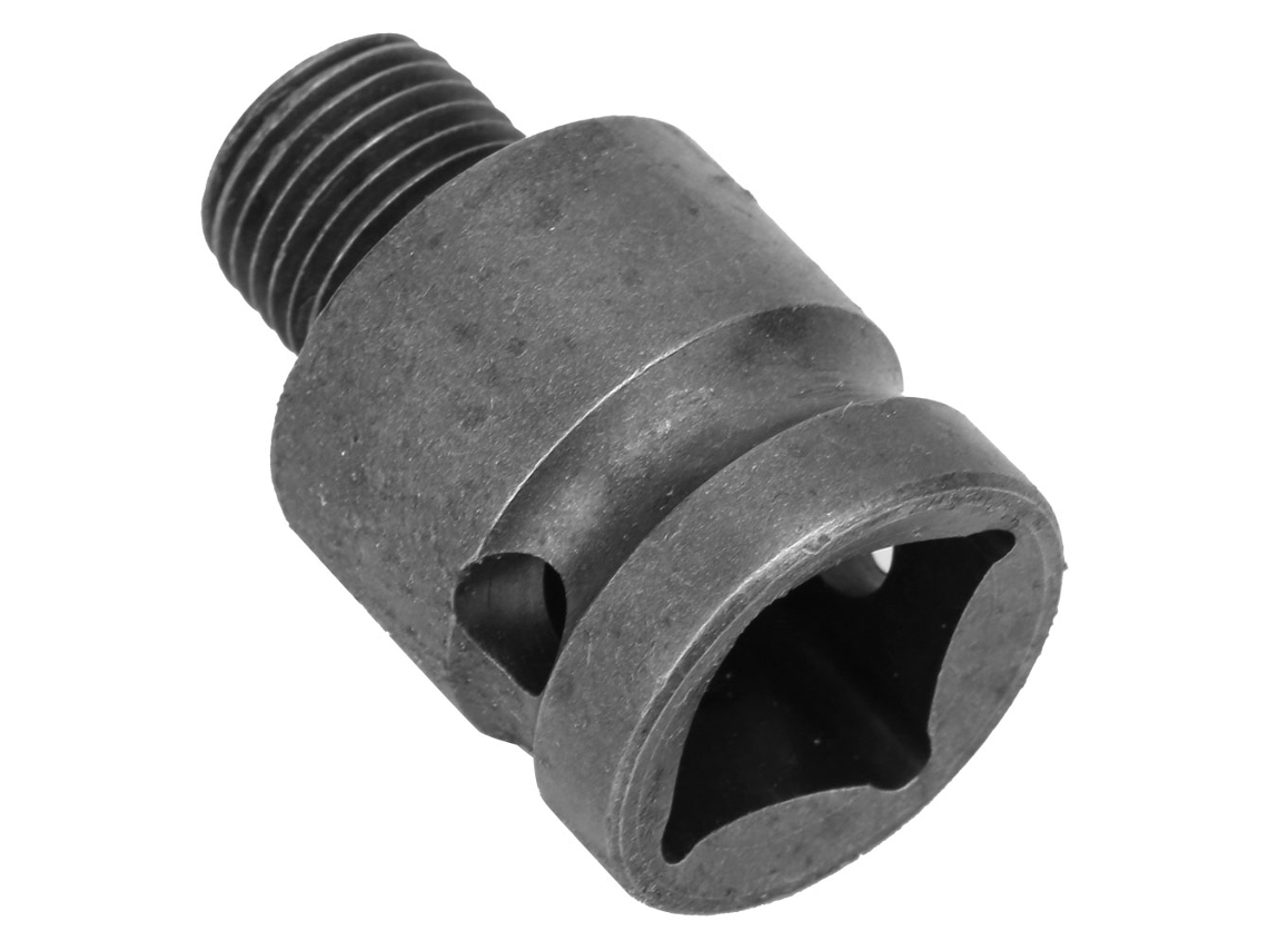 Adaptador De Rosca De Conexão De Aço Inoxidável Quadrado Para Chave Elétrica Furadeira Manual (1/2'')