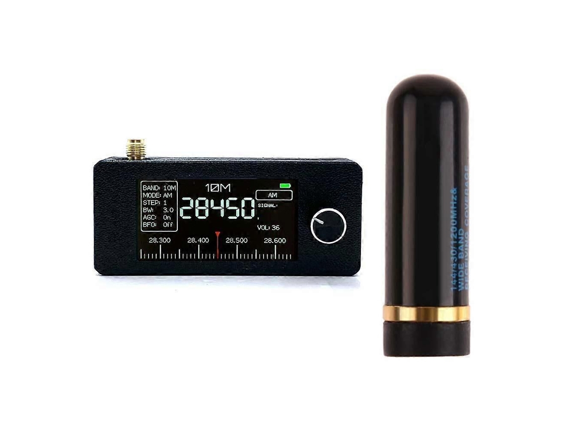 Rádio Portátil de 0,5 Khz 181 Mhz Bolso Tela Ips 1,9 Polegadas com Antena Receptor Banda Hf Sw M W Vhf a GOKOCO