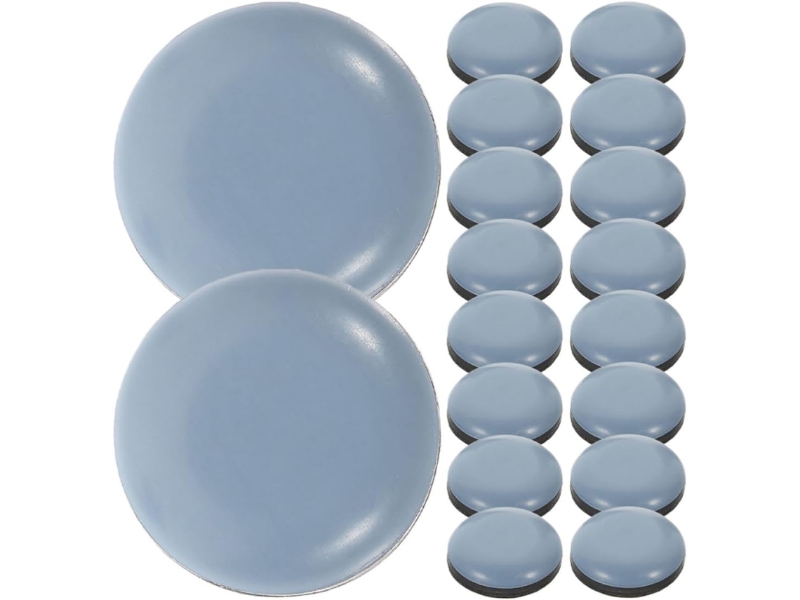 Ultechnovo Conjunto De 24 Peças Deslizadores Redondos Autoadesivos Ptfe