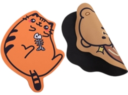 Conjunto De 2 Mousepads Para Notebook, Estampa Animal, Confortáveis E Fáceis De Usar