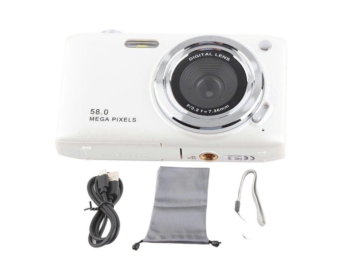 Câmara Digital Compacta 4k 58mp Com Ecrã De 2,88 Polegadas E Zoom 16x