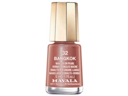 Mini esmalte perolado para unhas 5 ml Cor: 32 Bangkok MAVALA