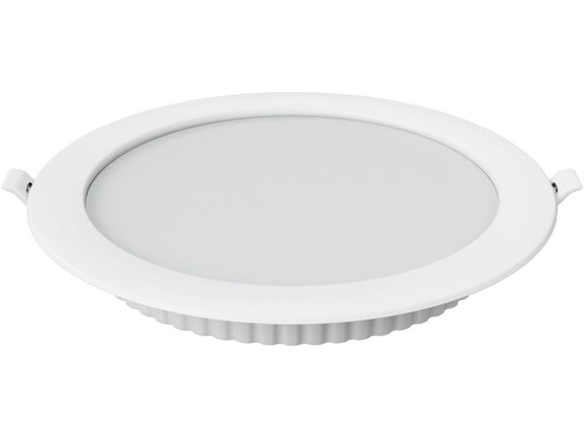 Conjunto De 6 Luminárias De Teto Led Embutidas De 8 Polegadas E 20 Watts Com Design Ultrafino. Gokoco