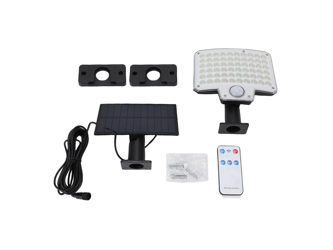 Luminária solar de jardim (com sensor de movimento, 240 LEDs de alto brilho)