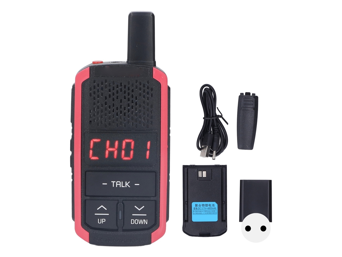 Walkie-talkie E8 (potência Alta De 3w, 16 Canais)