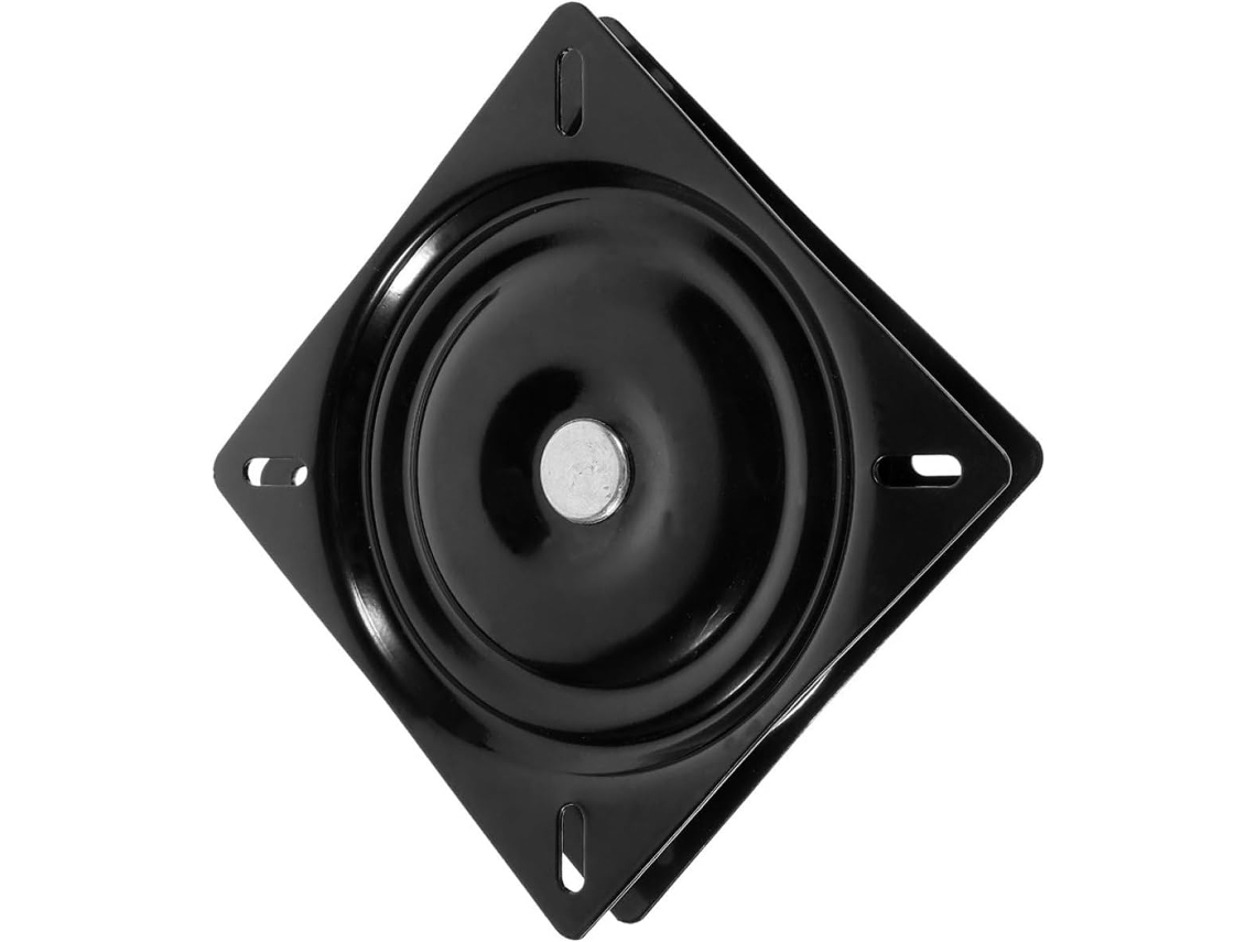 Besportble Base Giratória de Ferro 360° 175x18mm com Rolamentos Integrados para Banquetas Bar e Expositores Mó