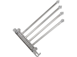 Suporte Giratório Para Toalhas Homoyoyo Em Aço Inoxidável, Com Suporte Perfurado Para Toalhas, Ideal Para Banheiro E