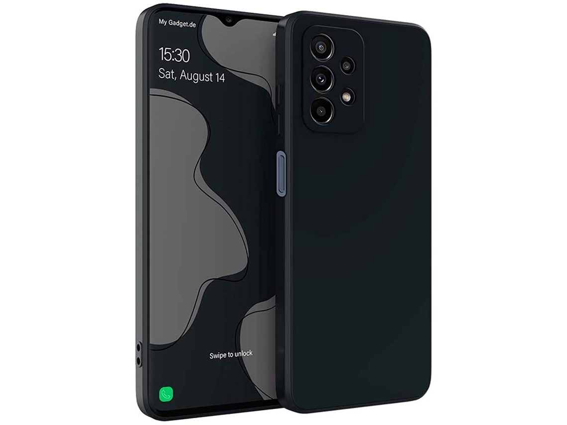 Capa Square Liquid para Samsung OEM Premium Preto