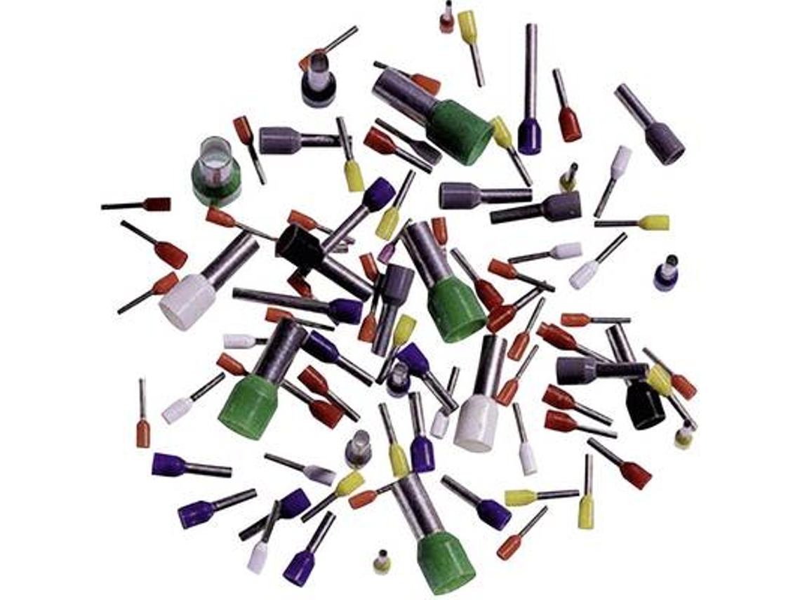 Ponteira de fio Lappkabel 10 mm² 12 mm parcialmente isolada marfim 61721960 100 unidades (61721960)