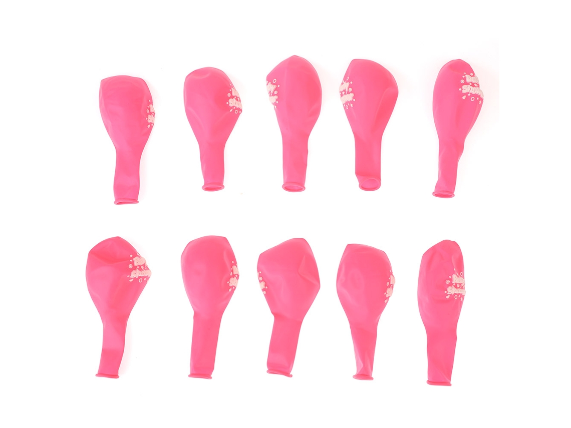 Laxiscreed Pack De 10 Balões De Látex Com Estampas Para Festa De Aniversário De Bebé Ou Criança
