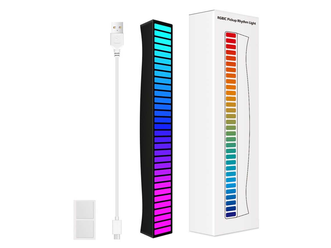Barra de Luz Led Rgb Colorida com Reação Ao Som CHABERLU