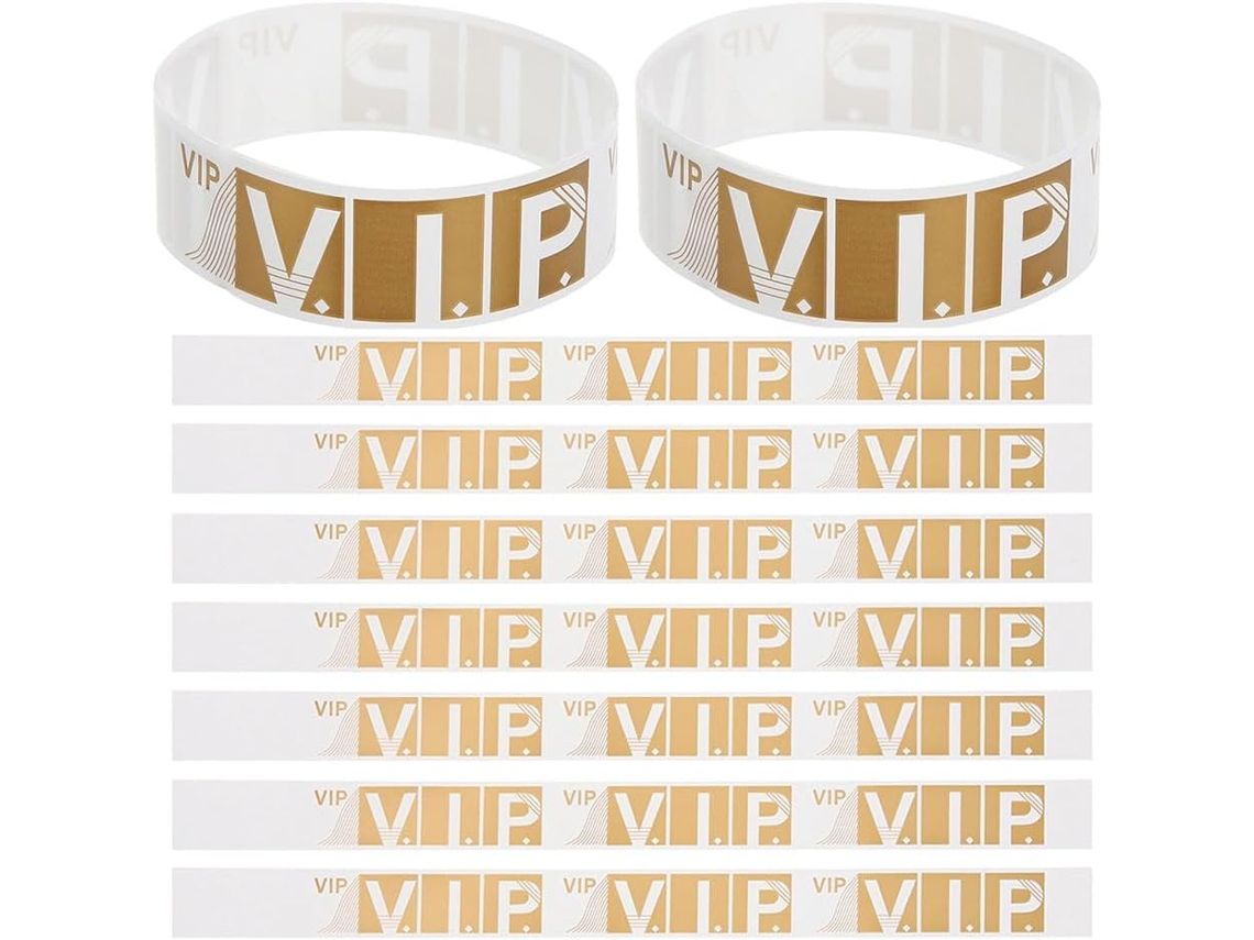 Secfou 600-pulseiras De Papel Descartáveis Impermeáveis Para Festas, Shows, Festivais E Eventos Sociais
