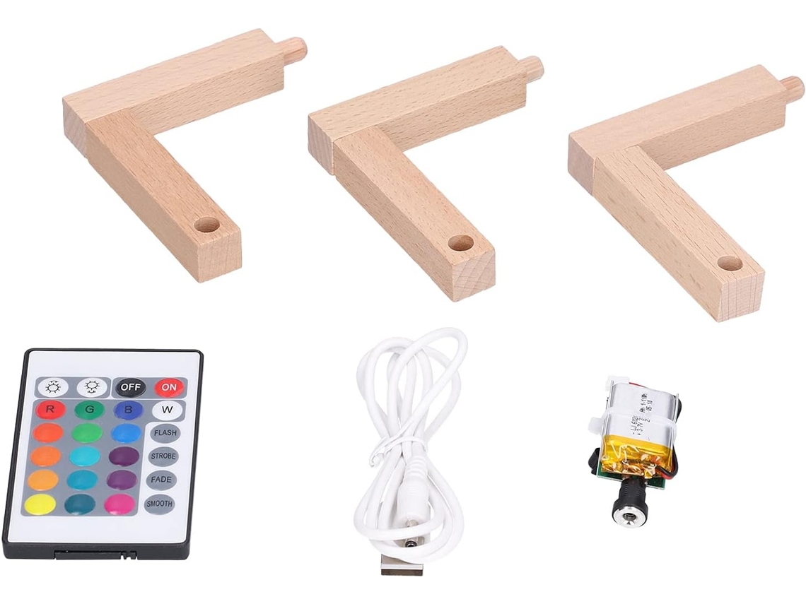 Luminária De Mesa Karlak Moon Lamp Board Com 16 Cores Led Ajustáveis,