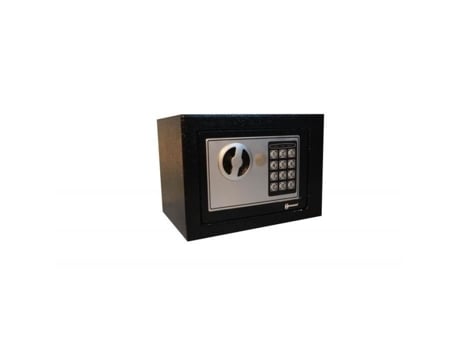 Cofre Eletrónico Digital de Aço Herzberg HG03848 Opção de Segurança Dupla 17x23x17cm