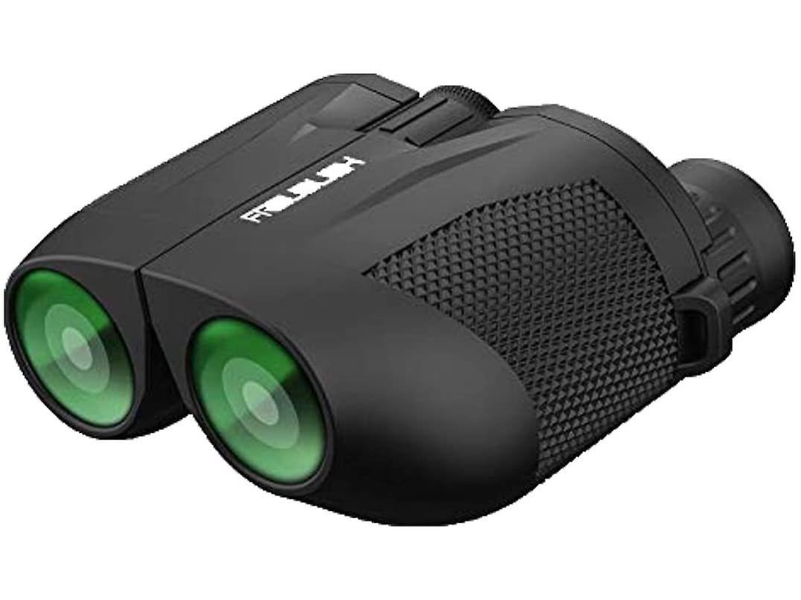 Binóculos 10x25 Mini Compactos Leves Ip68 Pássaros Viagem Caminhadas Acampamento Caça Concerto Esporte Preto Yizhood